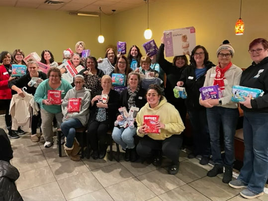 Toddler Shower Success